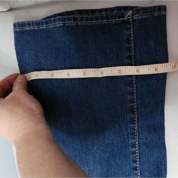 Tommy Hilfiger Freedom Boot Cut Jeans Mid Rise Womens Size 10 R Stretch - Picture 6 of 11